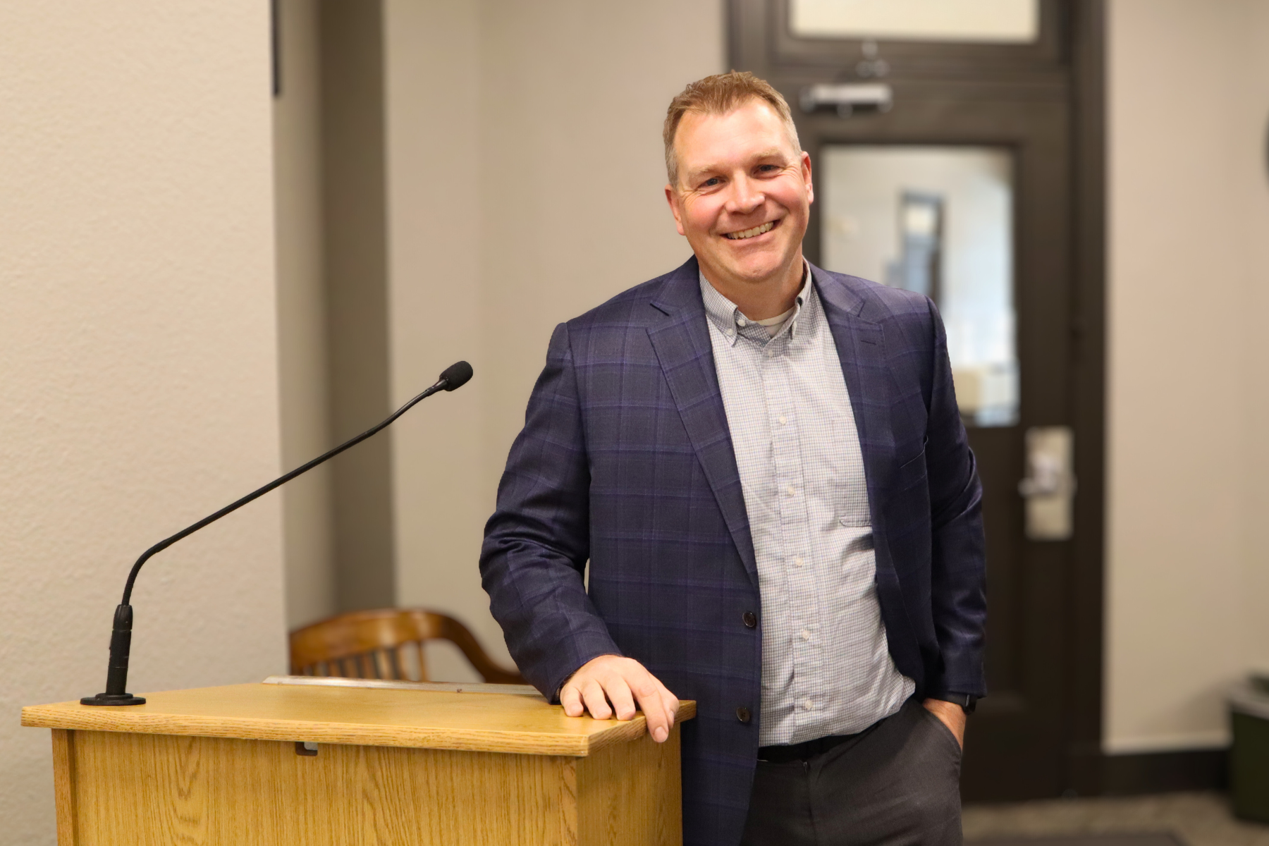 Patrick Hoffman, who has served as Barton County Counselor since 2019, is recognized for his years of dedicated service to Barton County.