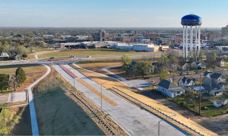 Woodie Seat Freeway is set to reopen on Tuesday, June 30, following 17 months of construction on Phase II of the project. (Photo courtesy City of Hutchinson - Facebook)