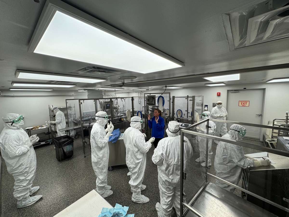 Bio-Process Certificate students receive instruction at Boehringer Ingleheim's Technical Training Center in St. Joseph/ Photo courtesy of MoWest Communications