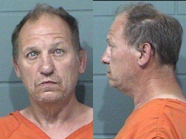 Jerry Heimrich, Assault of a law enforcement officer; Disorderly conduct, Fighting words or noisy conduct to cause resentment; Interference with LEO, Obstruct/resist/oppose felony warrant service or execution; Battery on LEO, Physical contact with county or city officer on duty; Criminal threat against LEO, Cause terror, evacuation or disruption, arrested 06/29