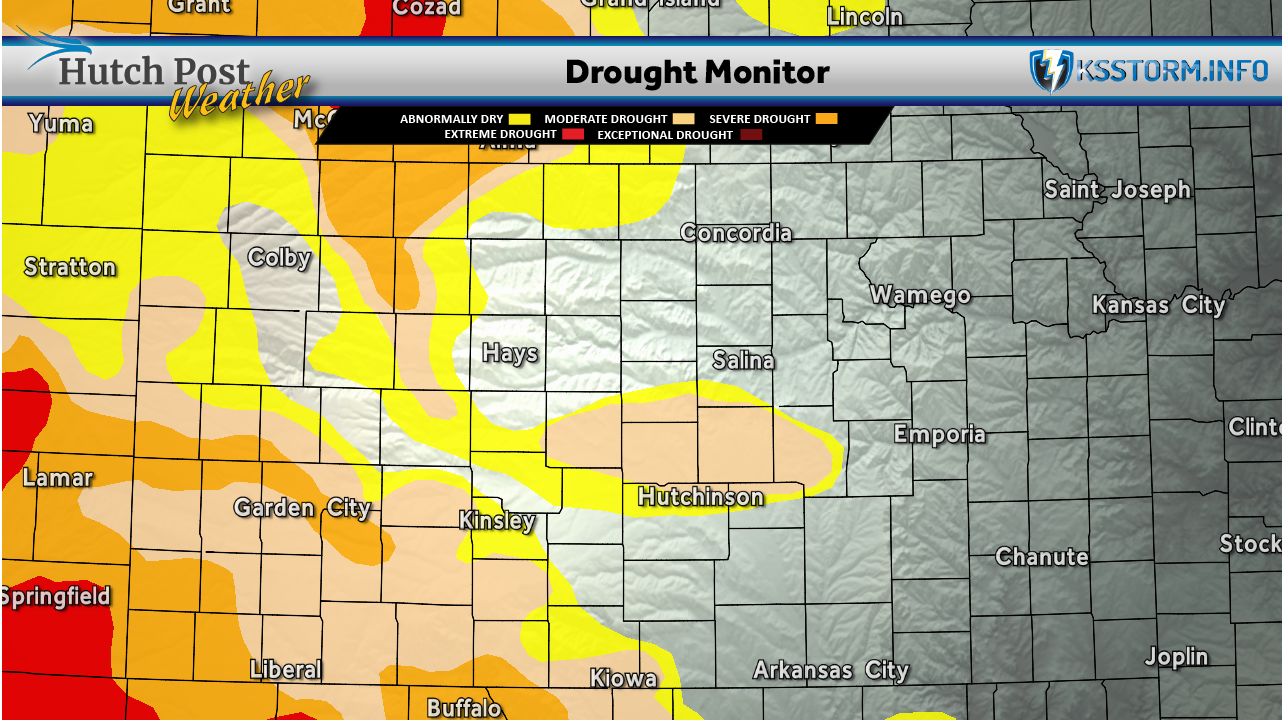 State drought monitor, June 30, 2026 – Map data courtesy National Drought Mitigation Center at the University of Nebraska-Lincoln.