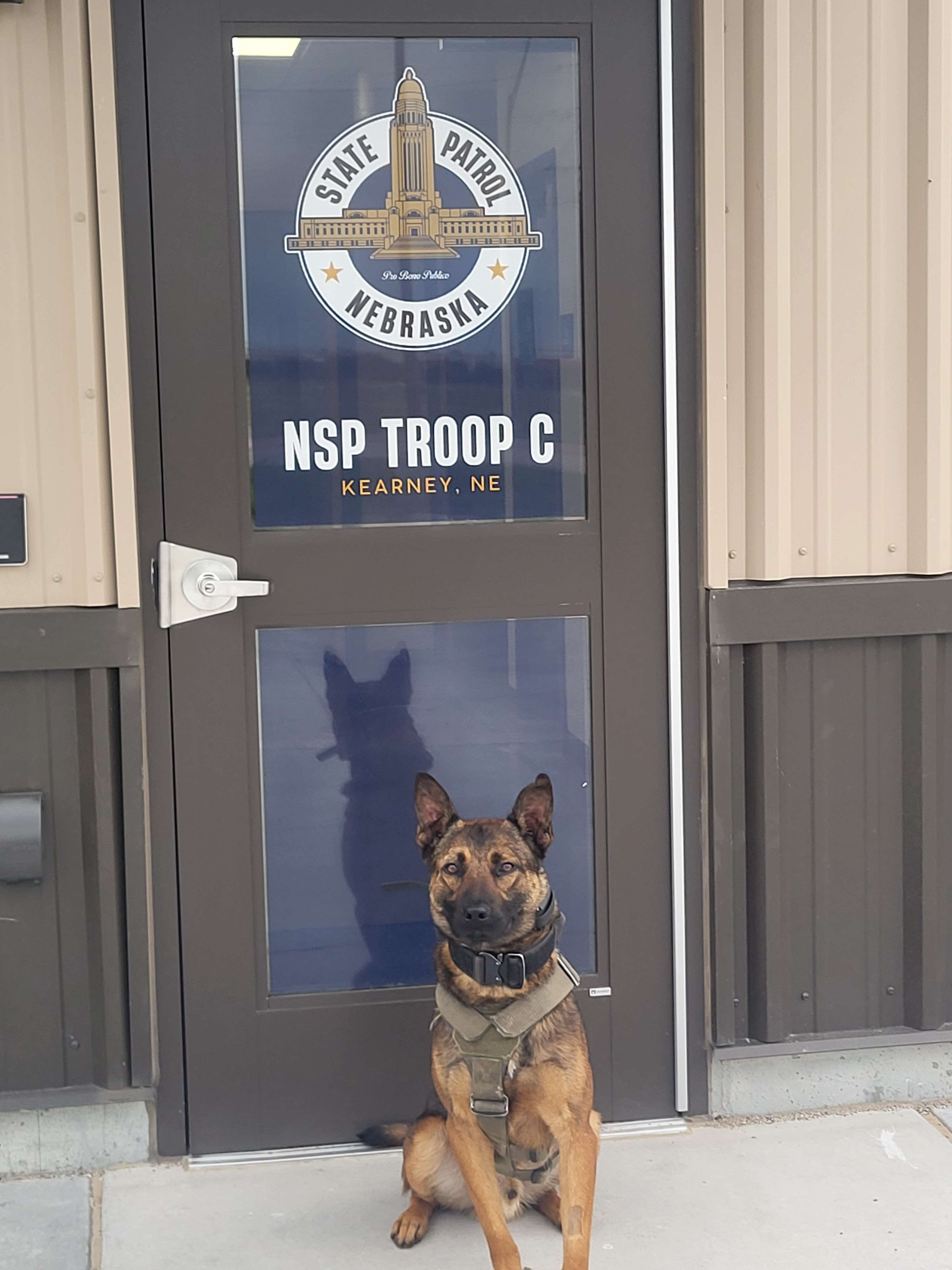 Nebraska State Patrol new K-9 RJ. (NSP)