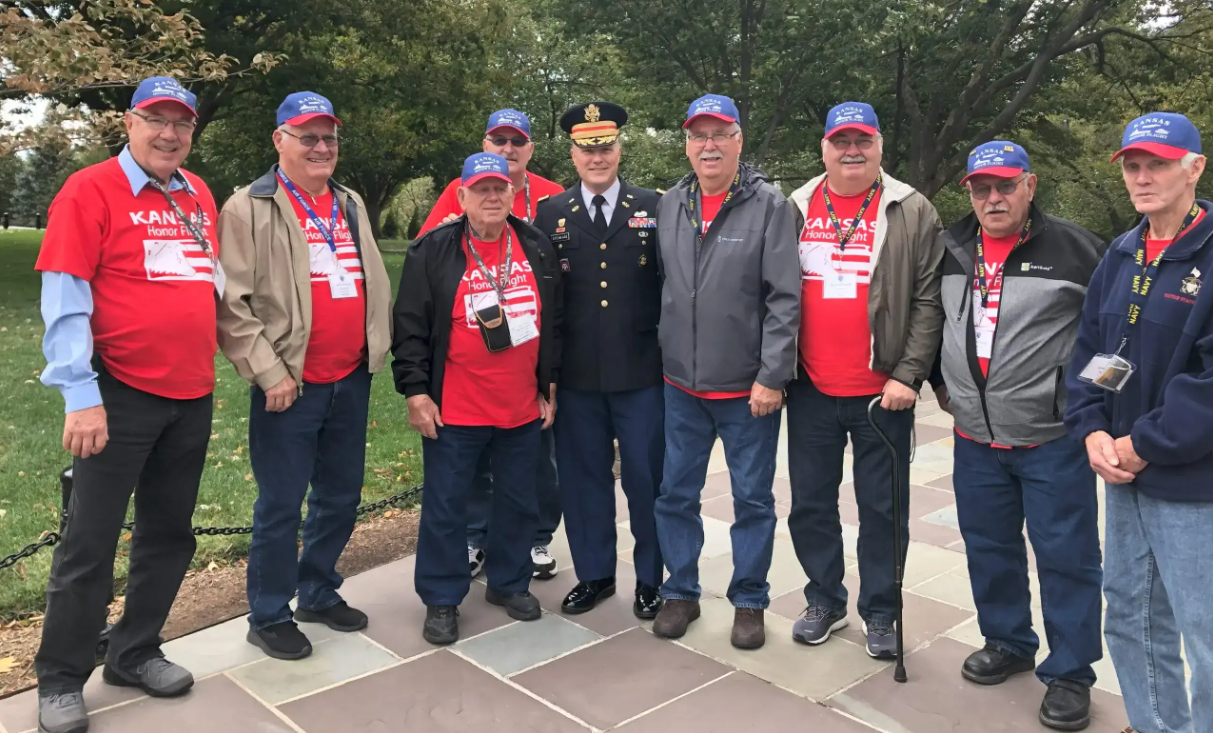 (Photo courtesy Kansas Honor Flight)