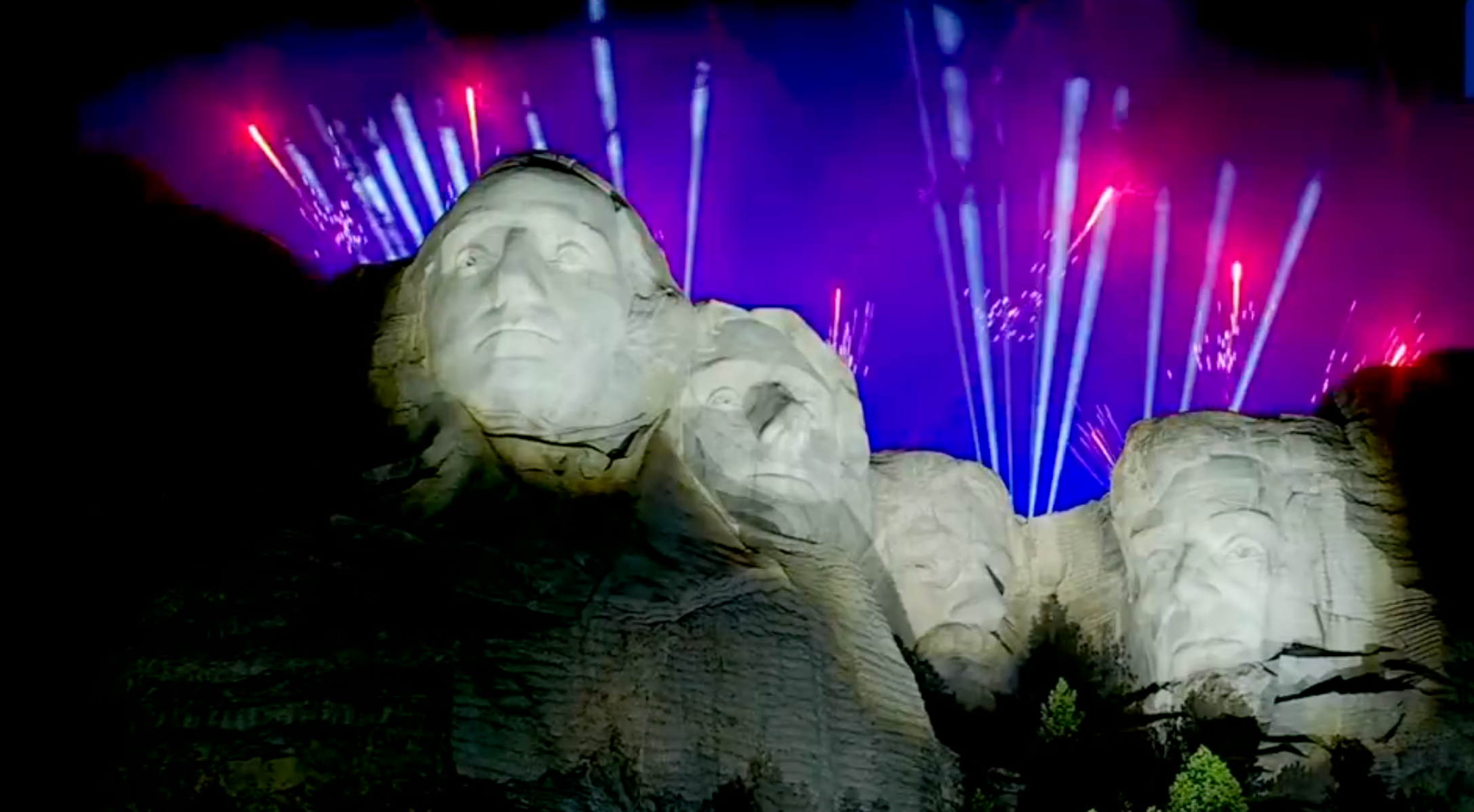 President Trump spoke in South Dakota as Mount Rushmore celebrated America's 250th birthday with fireworks