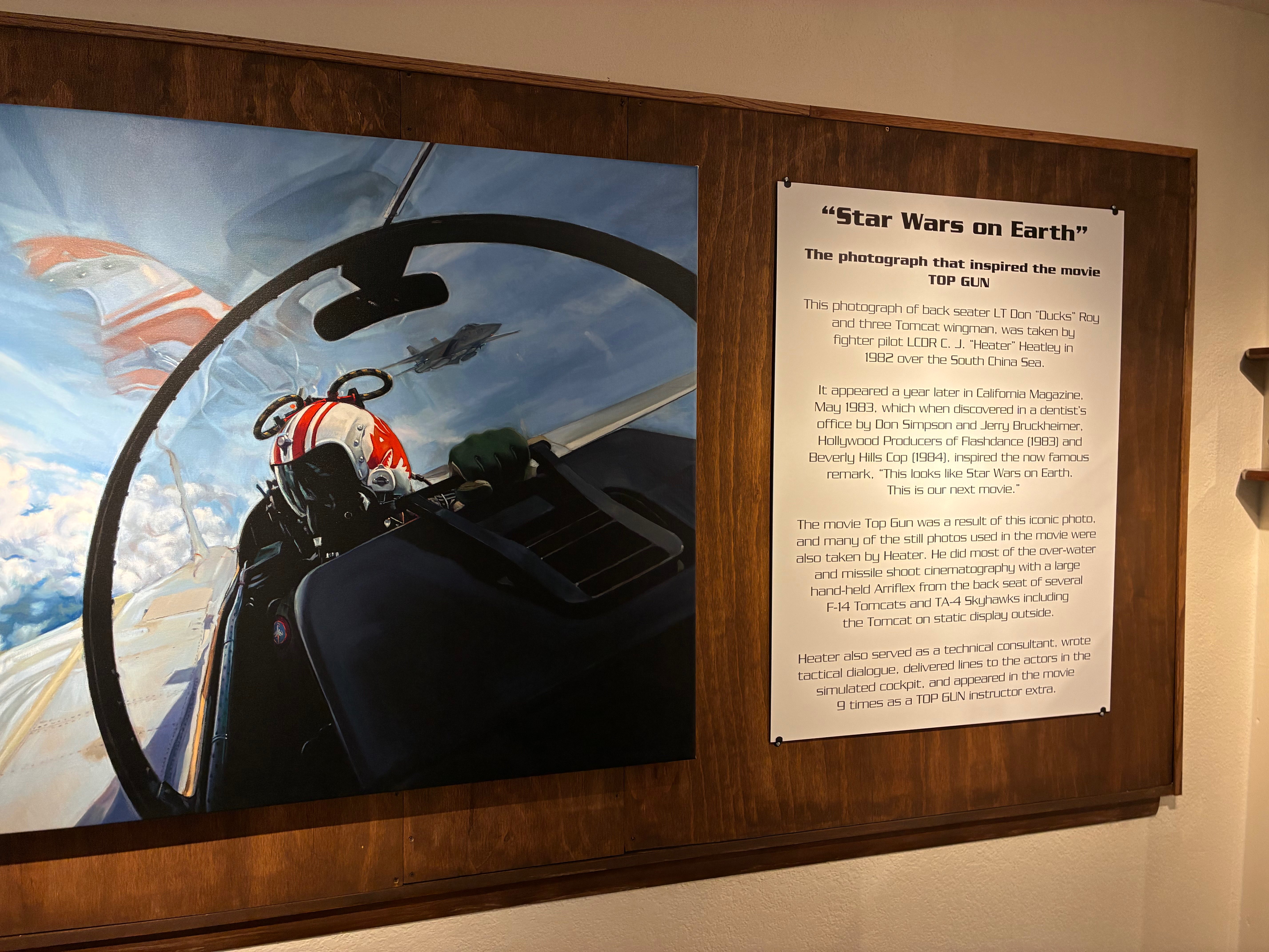 The photograph that inspired the movie "Top Gun." Photo by Alin Hett/Hays Post