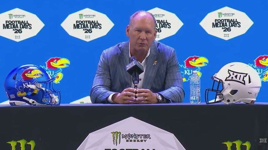 Lance Leipold at 2026 Monster Energy Big 12 Football Media Days