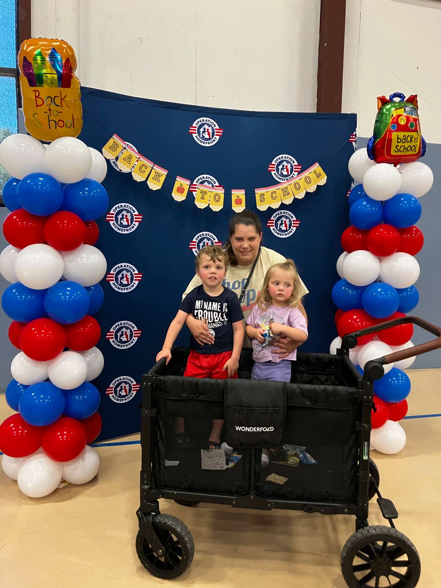 Local Military Students receive new backpacks and school supplies at Operation Homefront - Back-to-School Brigade Event in Ogden - July 8, 2026&nbsp;(Photo credits - Operation Homefront)