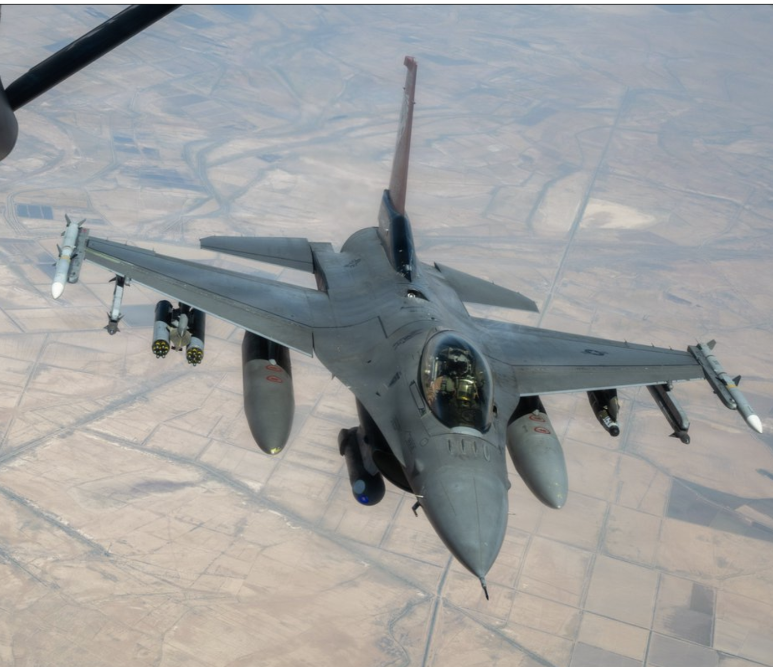 File photo F16 Fighter Jet photo U.S. Central Command