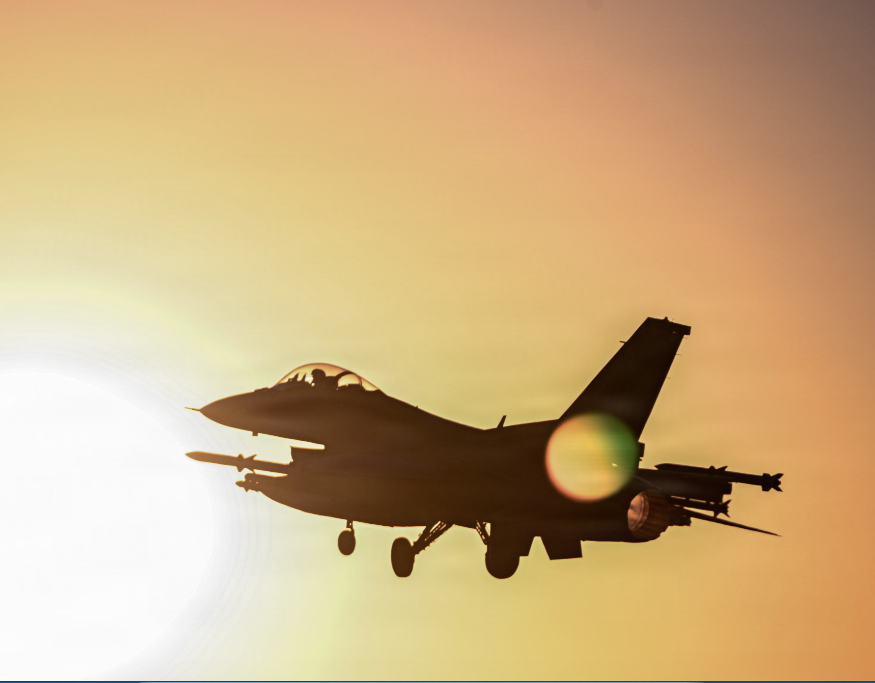 File U.S. Air Force F-16 fighter jet takes off from a base in the Middle East photo U.S. Central Command