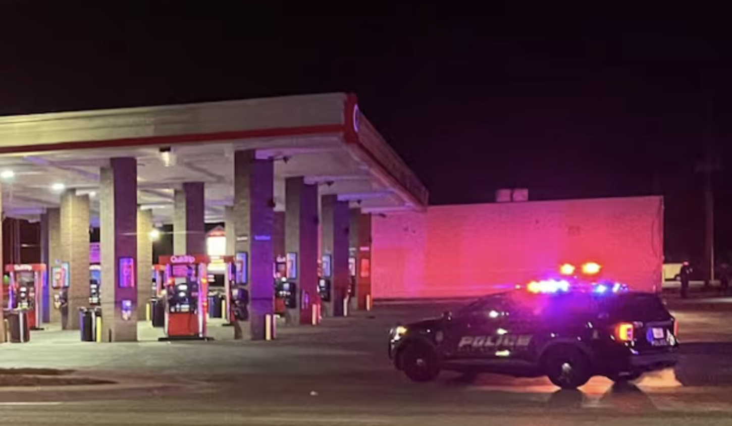 Police on the scene of the investigation -photo courtesy KWCH
