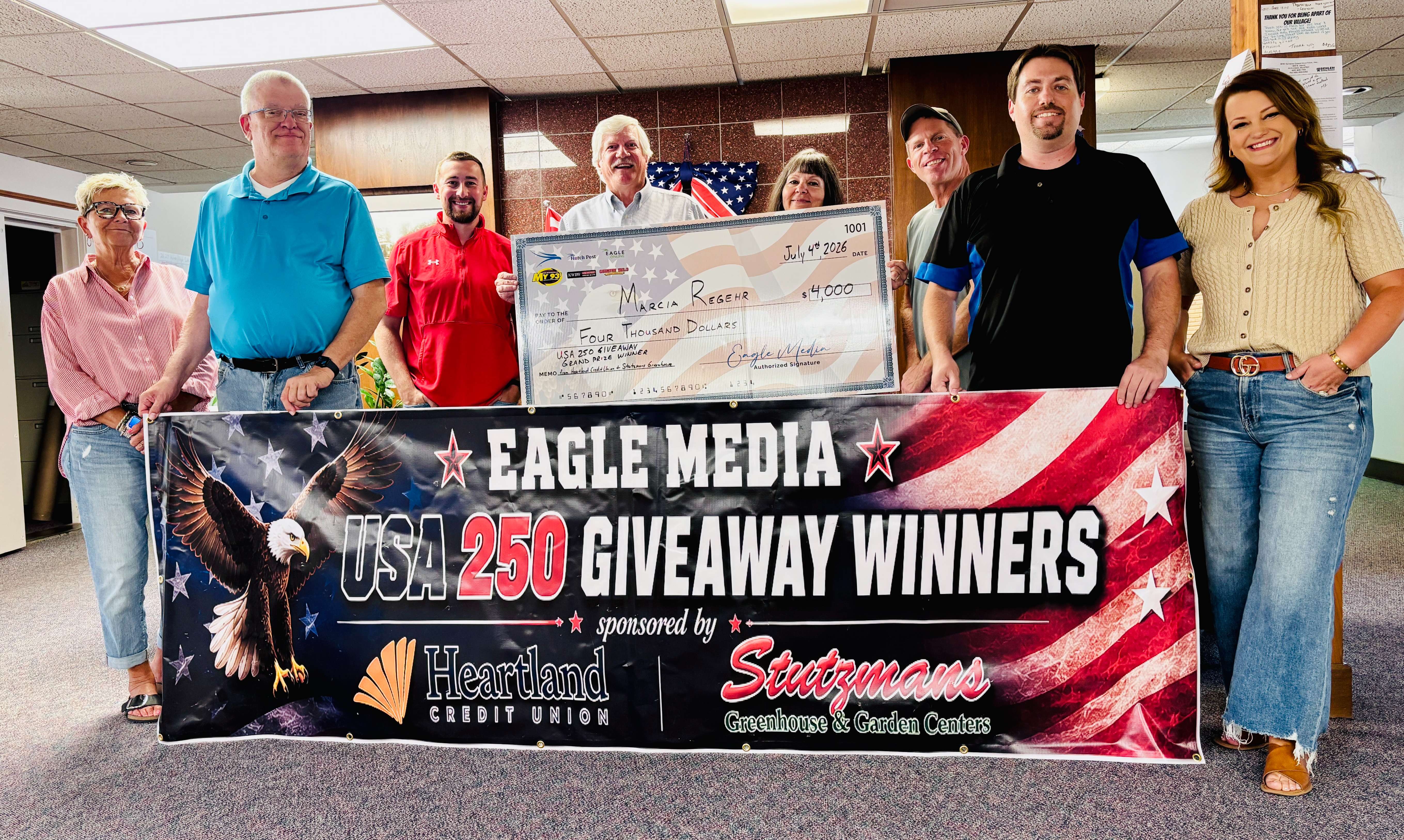 Marcia Regehr - $4,000 Winner!