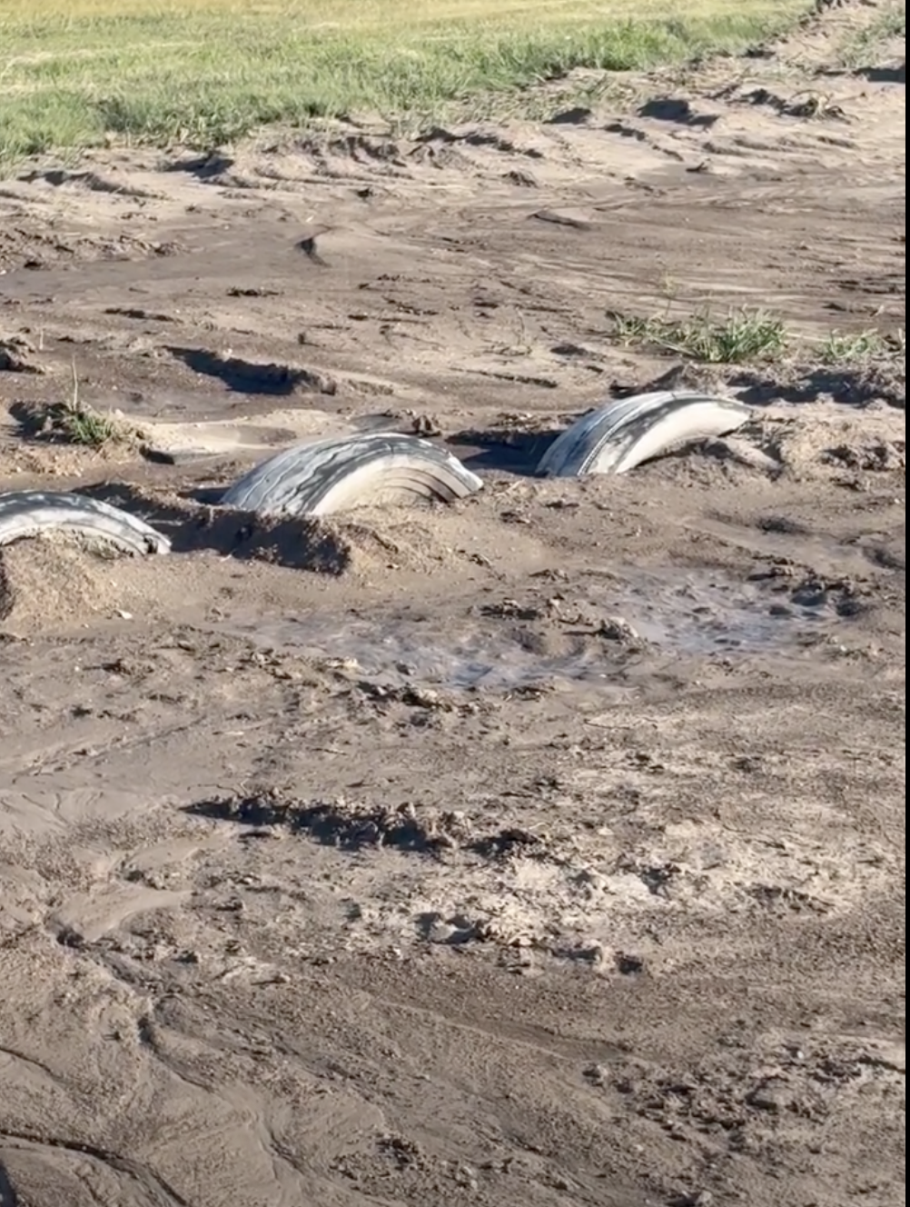 RPM Speedway muddy track, Courtesy photo