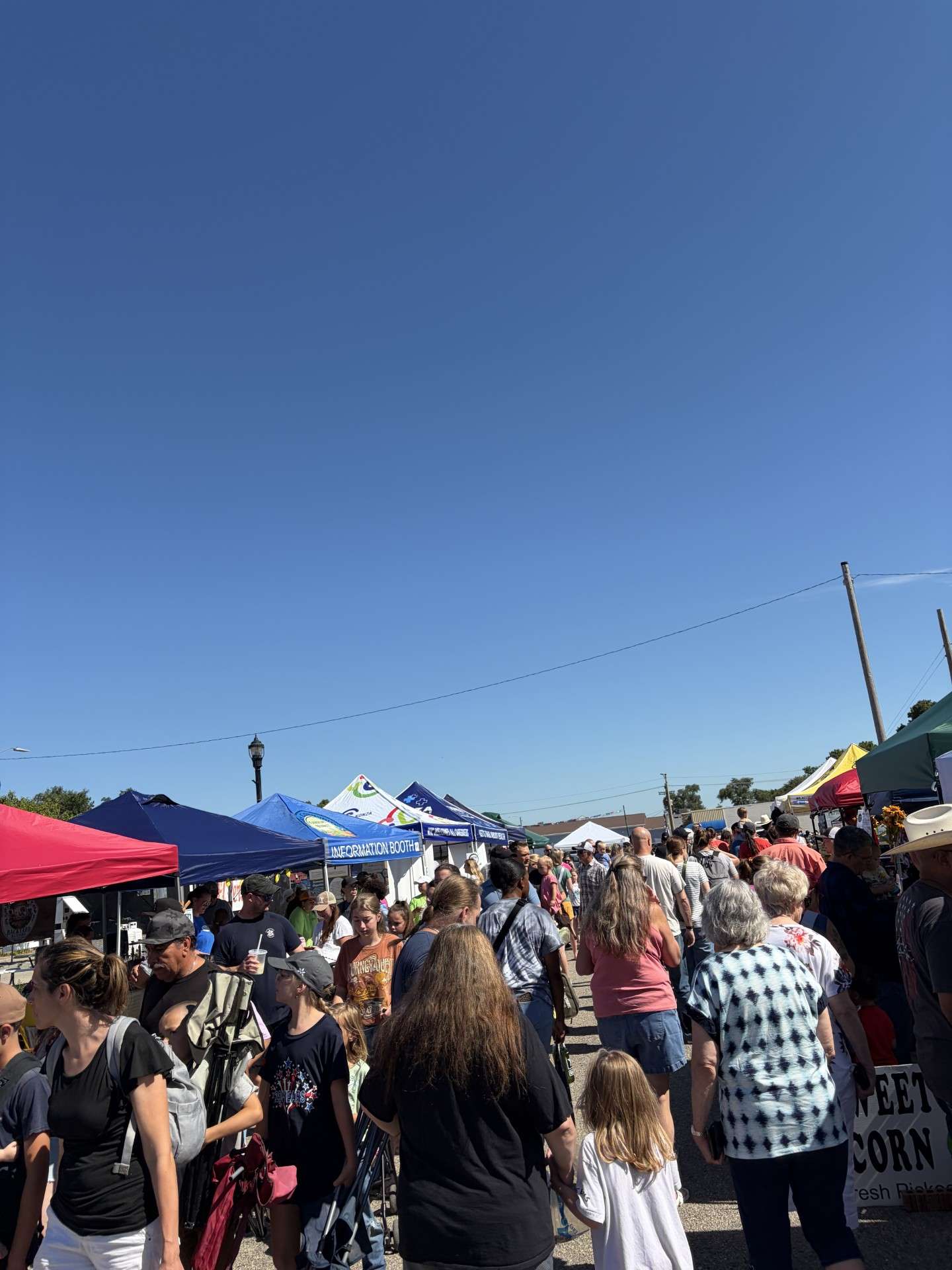 Large Crowd at Main Street Market