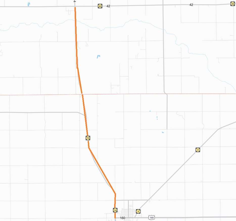 (Map courtesy of KDOT)