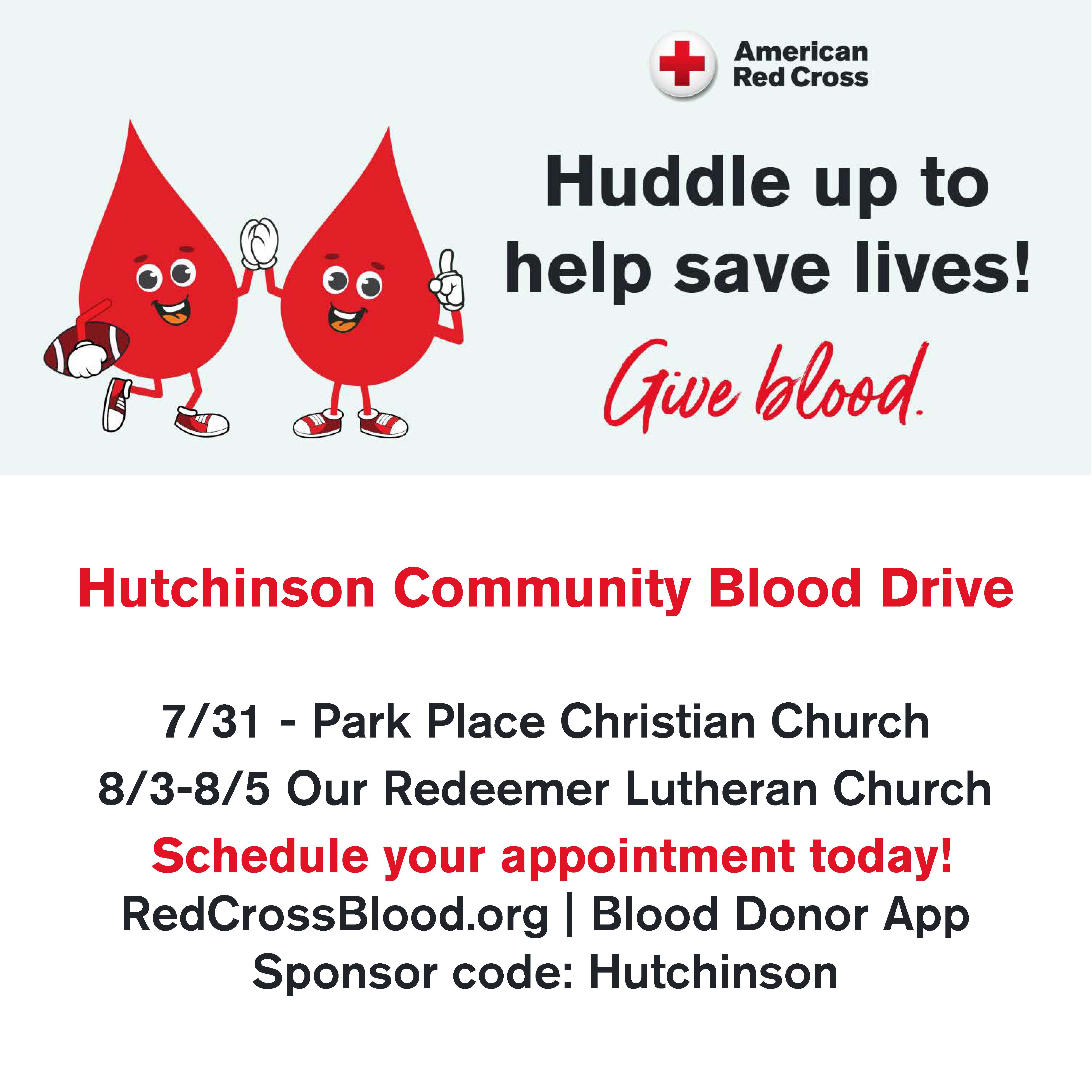 Hutch Summer Blood Drive - American Red Cross