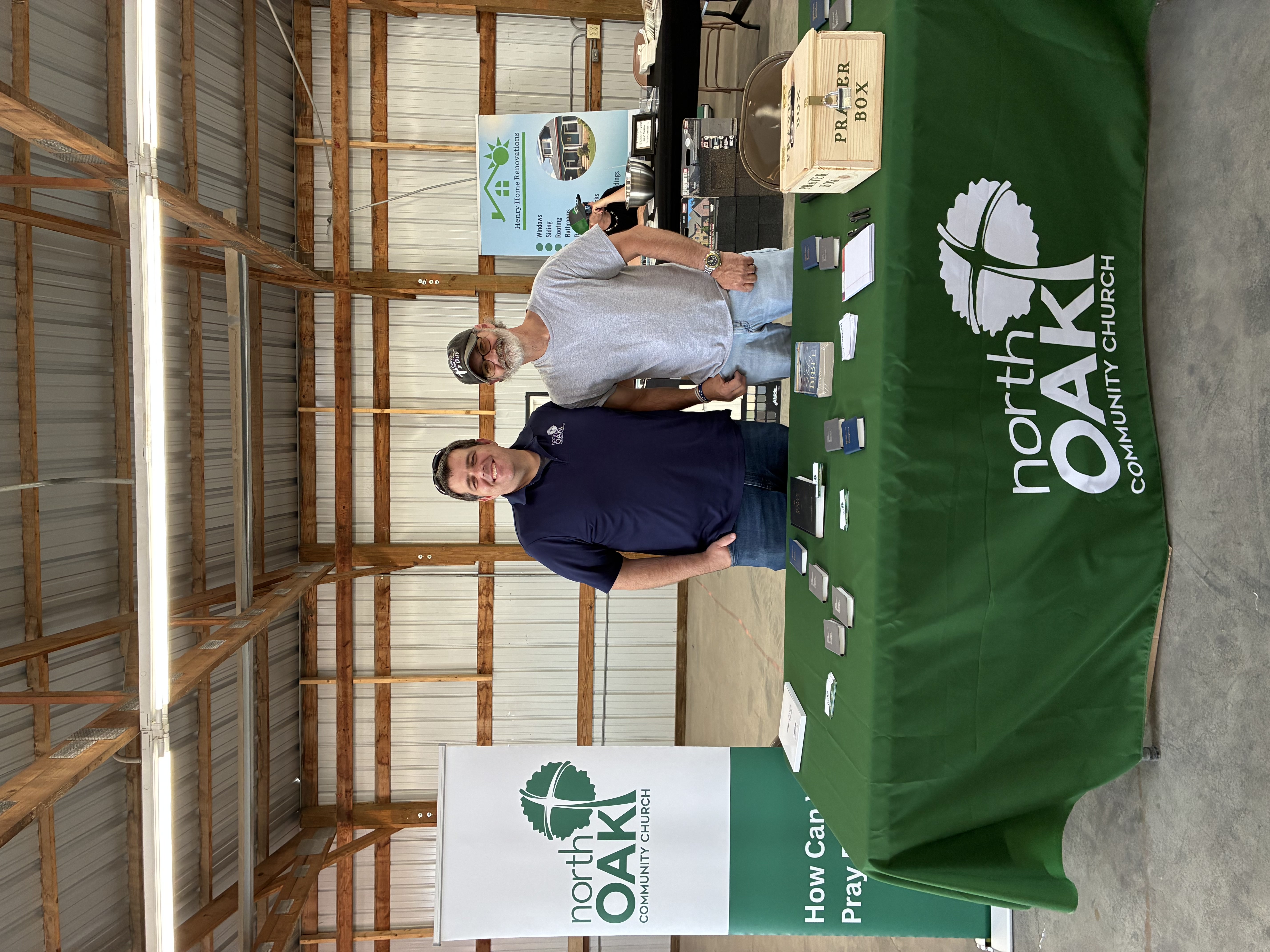 Dave Kumer and Geoff Kuhn pose for a picture