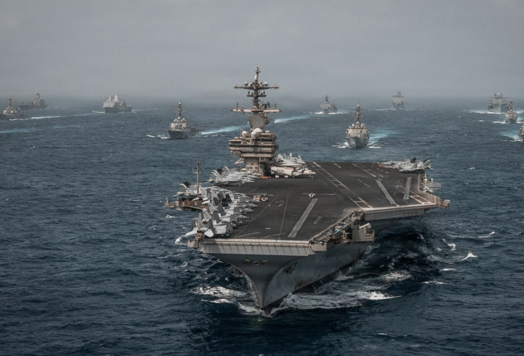 There are currently more than 20 U.S. Navy warships and hundreds of military aircraft operating across the Middle East. American forces remain vigilant, lethal, and ready .photo U.S. Central Command