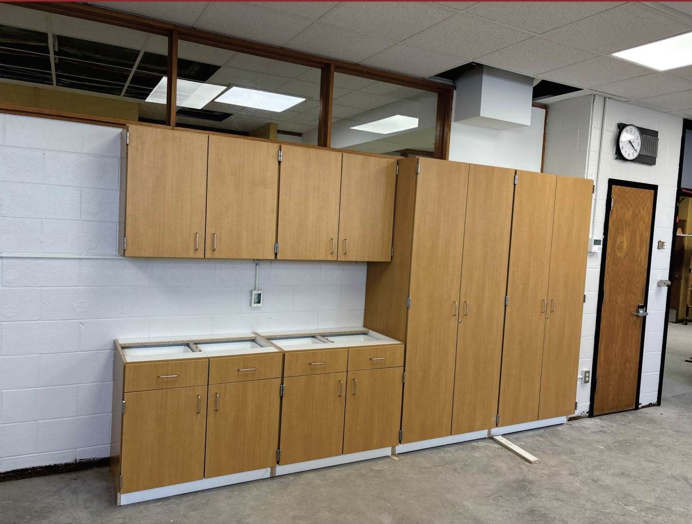 New cabinets at Felten Elmentary School. Courtesy photo