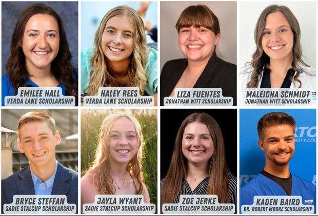 The Clara Barton Foundation awarded eight scholarships totaling $5,500 to applicants interested in pursuing a degree in the medical field.