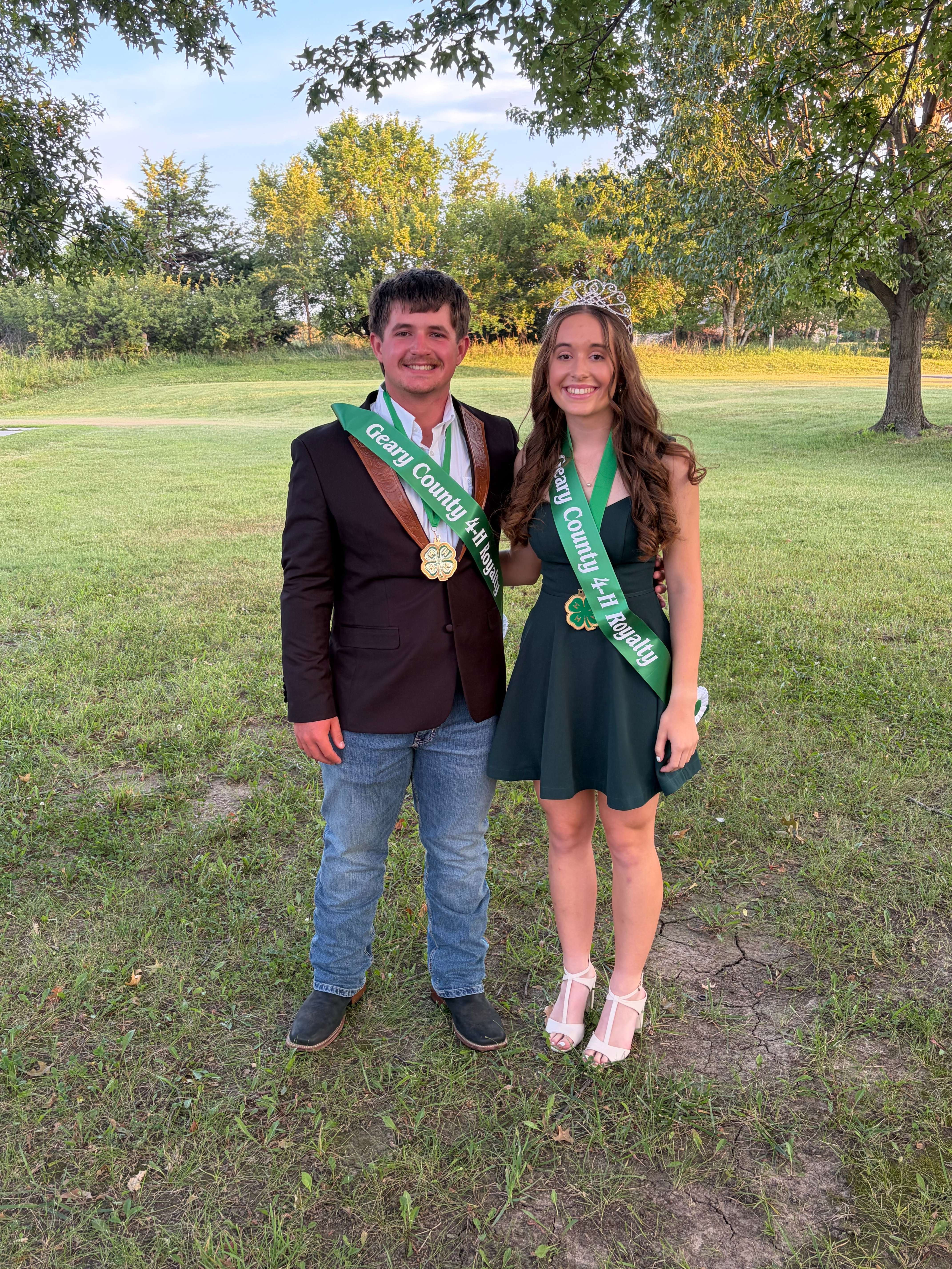 Blake Proietti (King) and Kennedy Moreland (Queen)