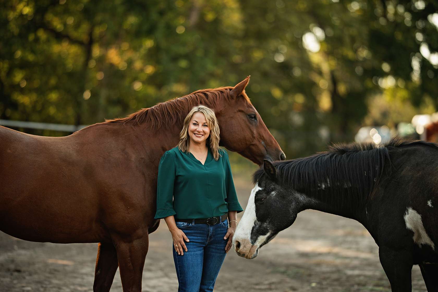 Deanna Rupp, therapist and owner of Horse &amp; Soul, offers mental health therapy that incorporates horses and minature donkey's Courtesy photo