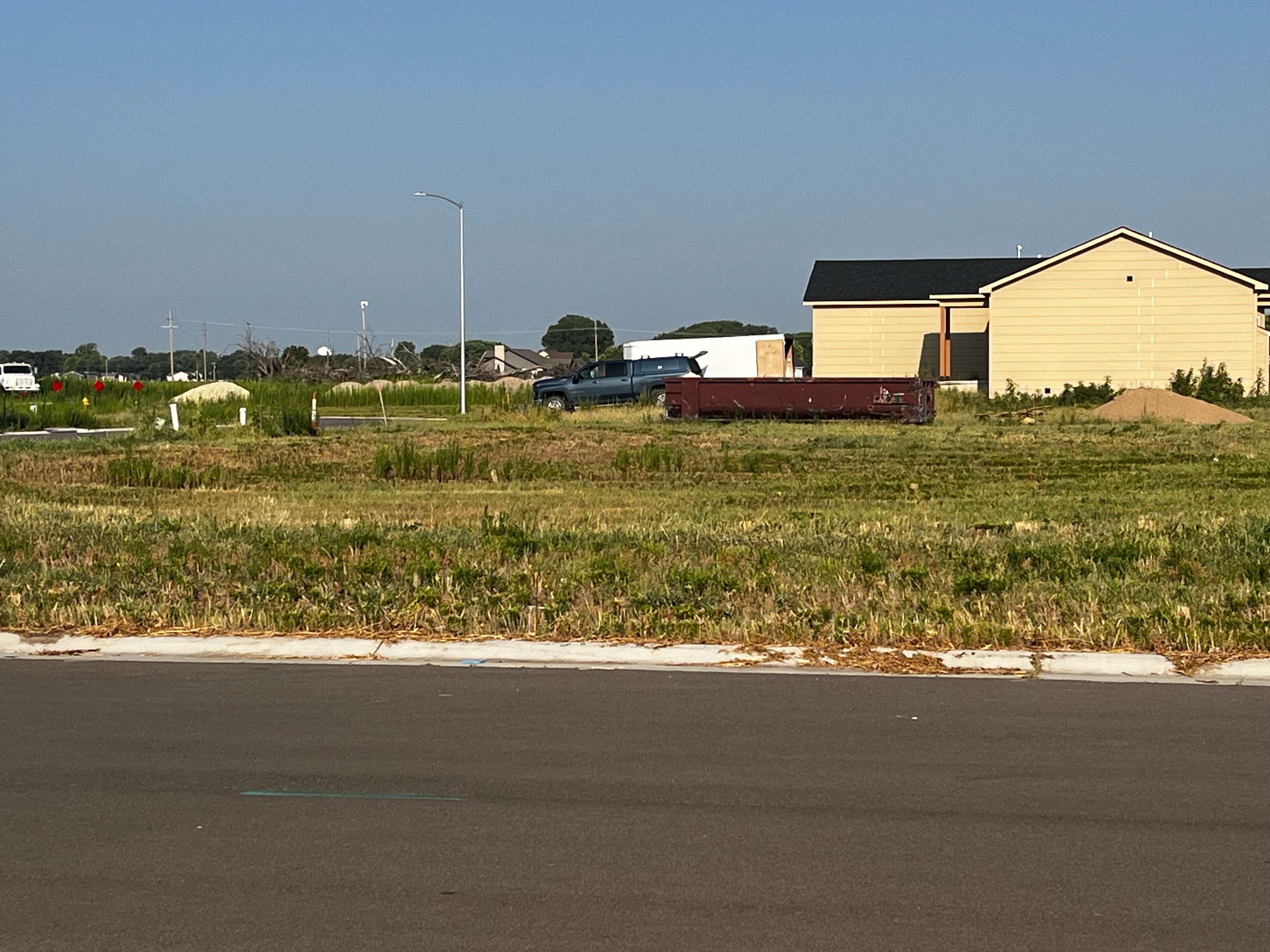 One of two homes being built in the Plum Creek subdivision. (Hutch Post photo) 