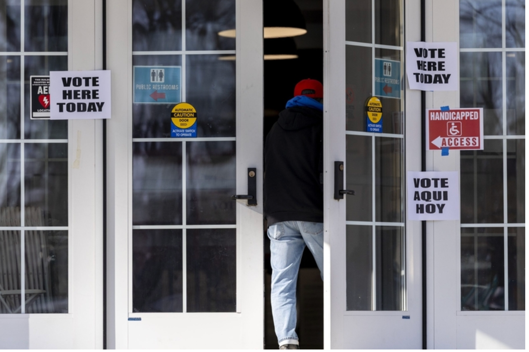 The first day of early voting in the special primary election at Watsessing Park Community Center in Bloomfield, New Jersey, on Jan. 26, 2026. (Photo by Anne-Marie Caruso/New Jersey Monitor)