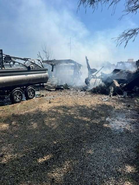 Camper Fire