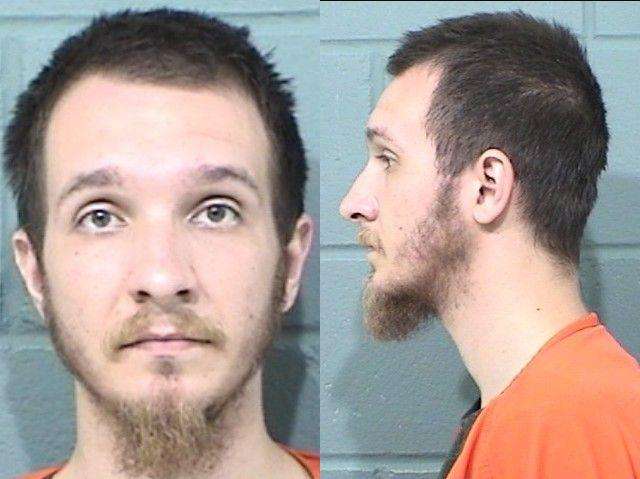 Kodie Glidewell, Interference with LEO, Obstruct/resist/oppose felony warrant service or execution; Disorderly conduct, Fighting words or noisy conduct to cause resentment; Criminal threat, Cause terror, evacuation or disruption, arrested 07/27