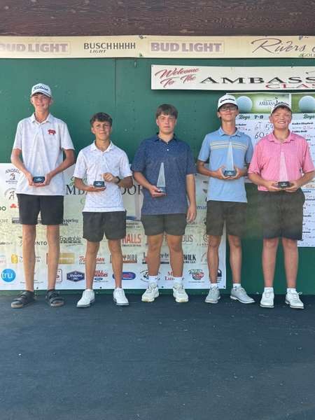 Boys 14-15:&nbsp;1st (playoff) - Easton Knispel, 2nd - Simond Hammon, 3rd - Jackson Weaver, 4th - Mattix Woodburn, 5th - Walker Coleman 