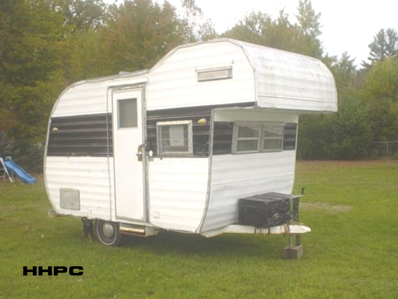 Detroiter Mobile Homes - 1965 'Traveler' with optional cabover. Courtesy of the Conard-Harmon Collection.