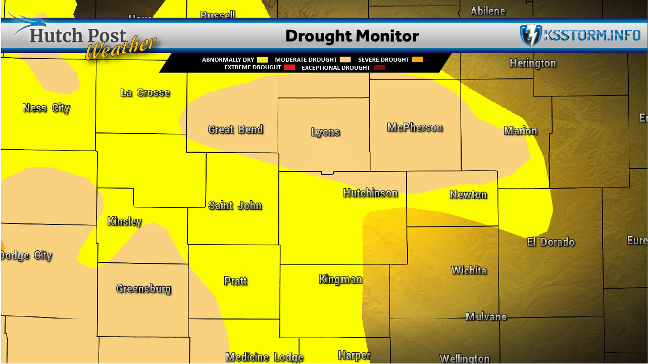 Area drought monitor, July 28, 2026 – Map data courtesy National Drought Mitigation Center at the University of Nebraska-Lincoln.