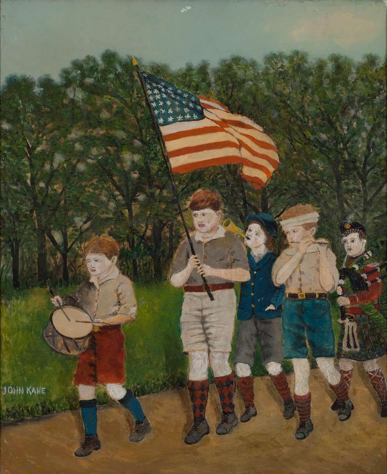 “Fourth of July Parade" by John Kane, oil on canvas, Sheldon Museum of Art, Nebraska Art Association, will be on display in Chadron State College's Memorial Hall Main Gallery Aug. 28-Sept. 28, 2026. (Courtesy image, used with permission)