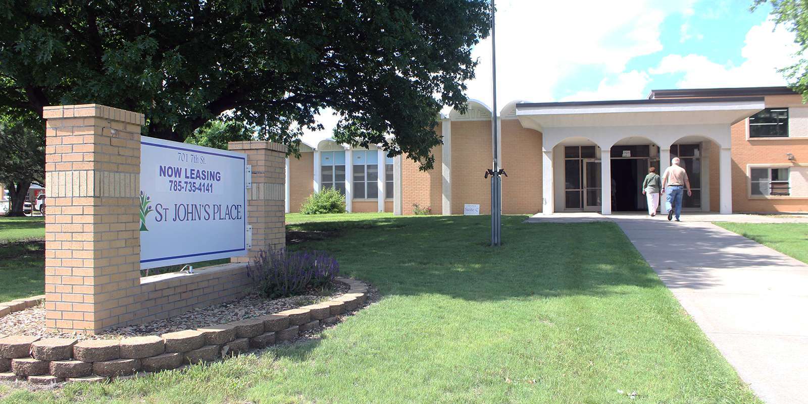 The Ellis County Historical Society entrance to the St. John's Place satellite campus in Victoria. Photo by Cristina Janney/Hays Post