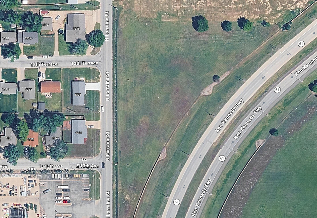 Location of proposed Hutchinson Park housing development. (Google Maps image)