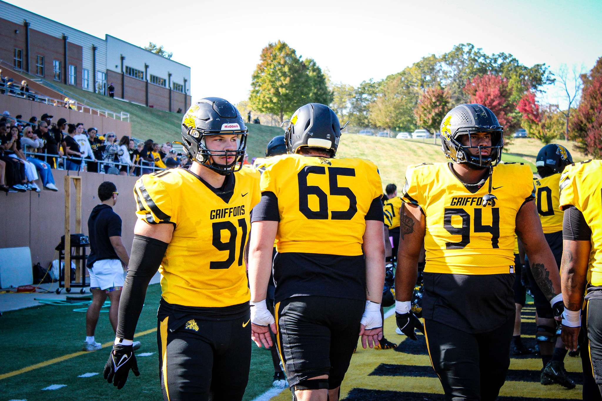 Former MoWest defensive end Grant Finley (91) has signed with the New York Giants and will move to play fullback/ Photo by Cole Weiberg- MoWest Athletics