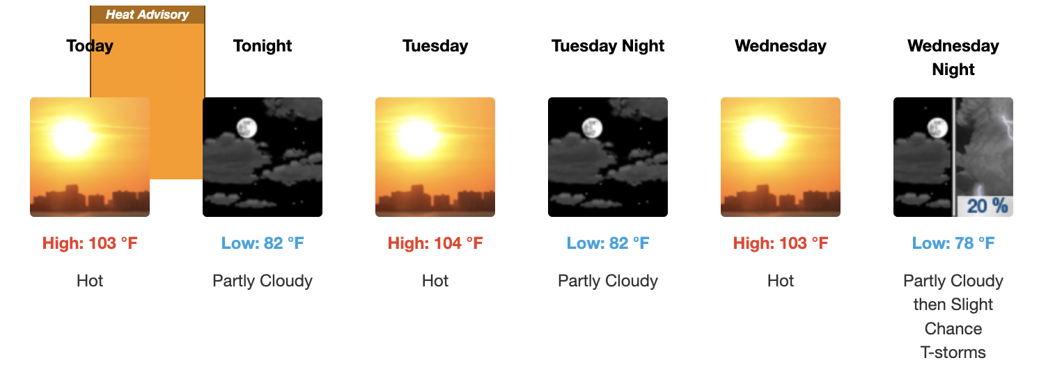 Three day weather forecast Salina, August 10 - August 12 - US National Weather Service