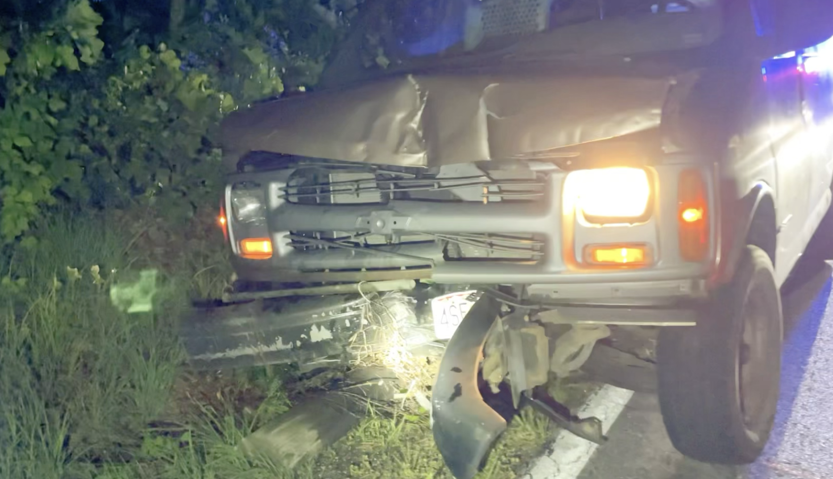 Photo of crash scene -courtesy KOAM 