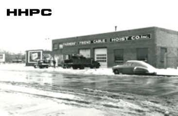 Farmers' Friend Cable Hoist Co. Inc. - 419 W. 2nd - 1949. Courtesy of the Conard-Harmon Collection.