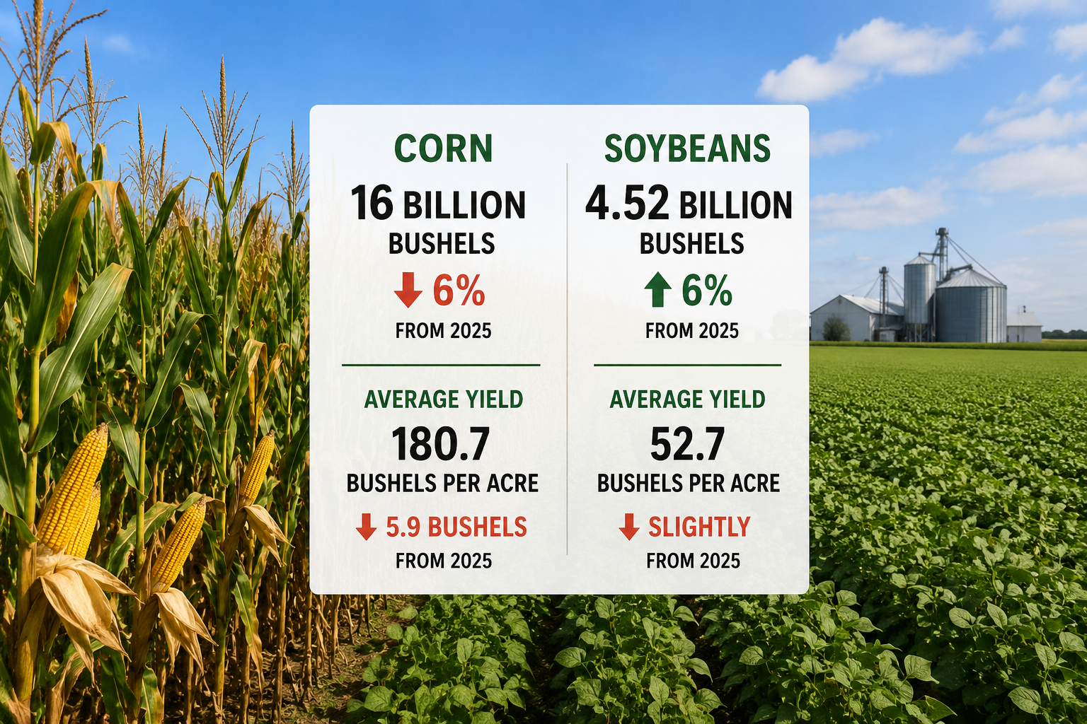USD A August Crop Production Report.