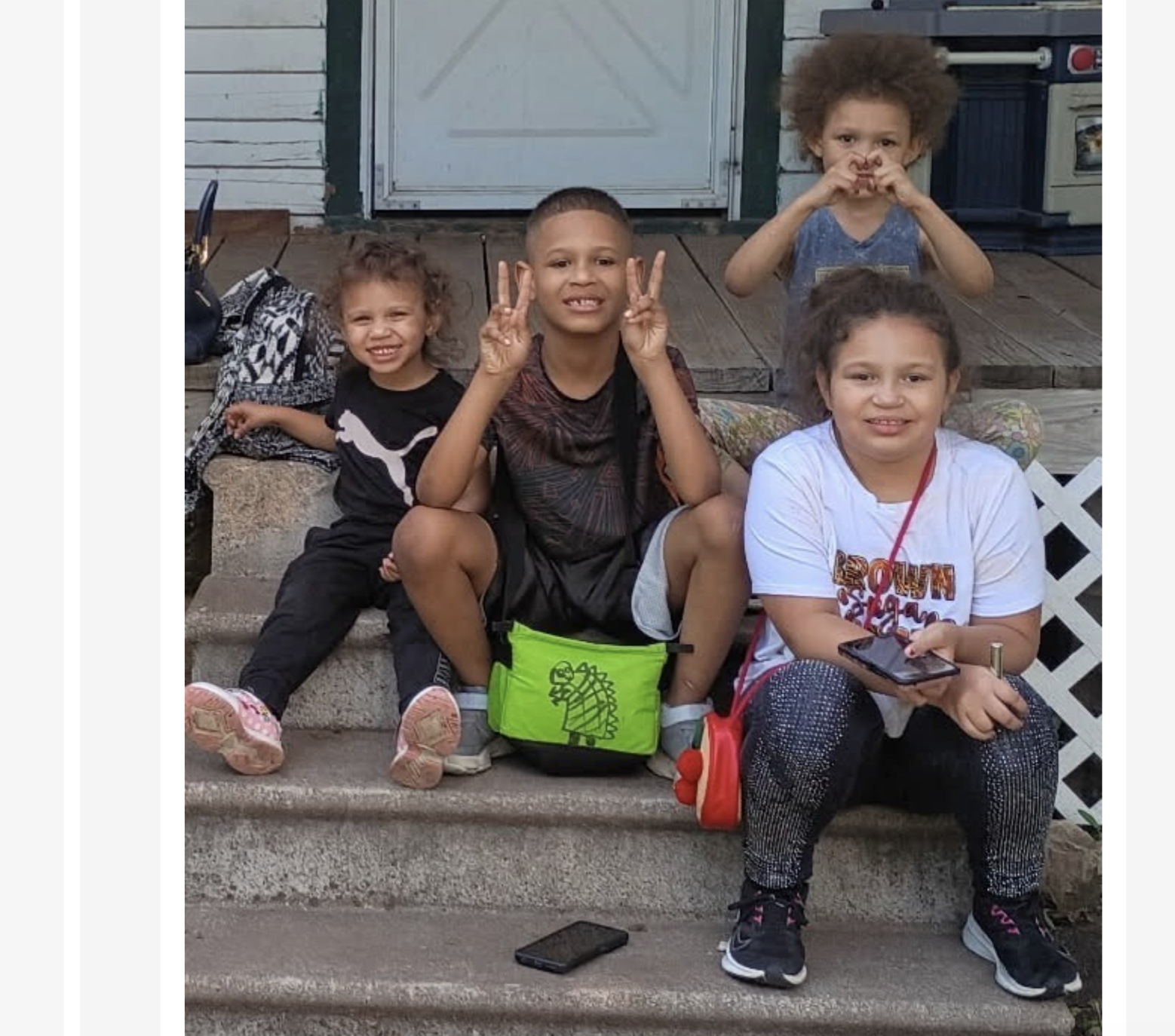 Photo released by the KBI of Kelly, Ronald Jr., Sarah and Carol Williams (L to R) 