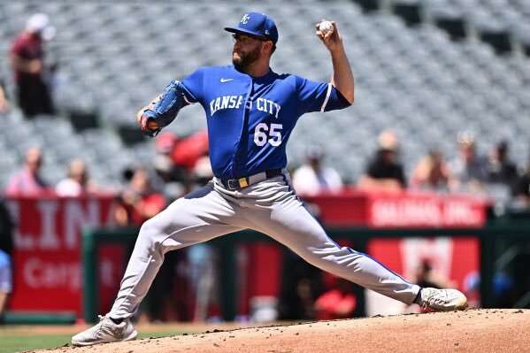 St. Joseph native Noah Cameron threw his first career complete game shutout as the Kansas City Royals beat the Los Angeles Angels 3-0. Cameron gave up one hit, walked one, and struckout eight over nine innings, throwing a career high 115 pitches/ Photo courtesy X
