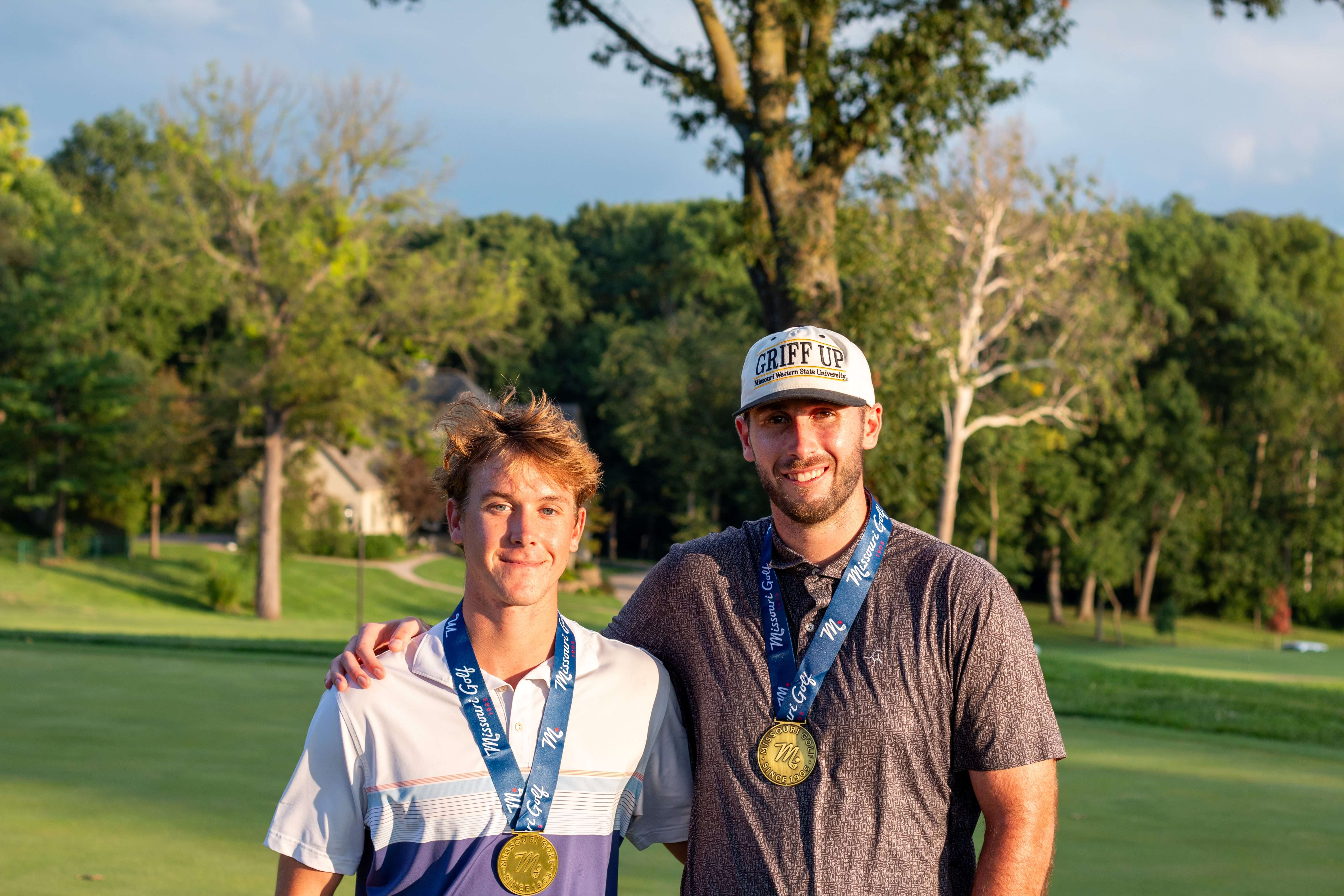 St. Joseph's Jeffrey and Timothy Johnston won the Championship Division of the Missouri Four-Ball Championship at 22-under-par 120 after rounds of 59 and 61 on Saturday and Sunday at the St. Joseph Country Club/ Photo courtesy of Missouri Golf