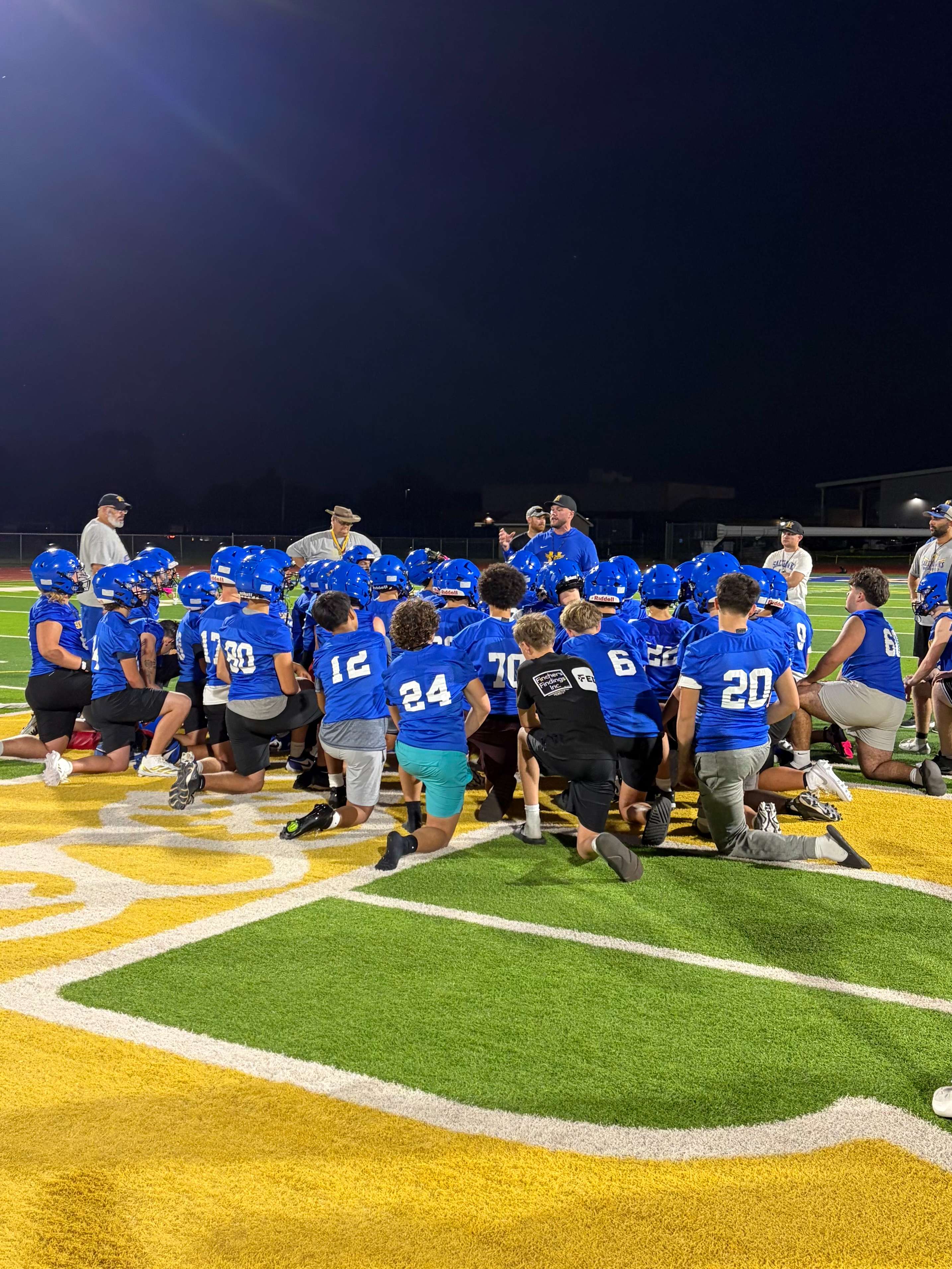 Hutchinson High School Salthawks - First practice of the 2026 High School Football Season