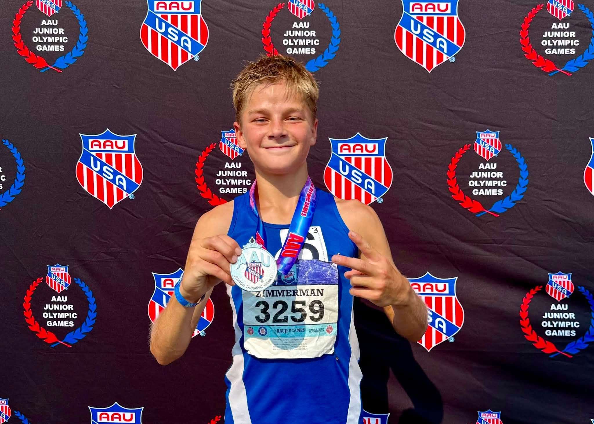 Emery Zimmerman 3000 2nd place. Courtesy photo