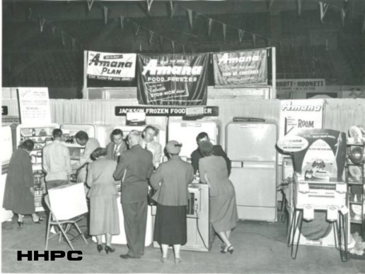 Hutchinson Spring Home Show - Jackson Frozen Foods Display - 1953. Courtesy of the Conard-Harmon Collection.