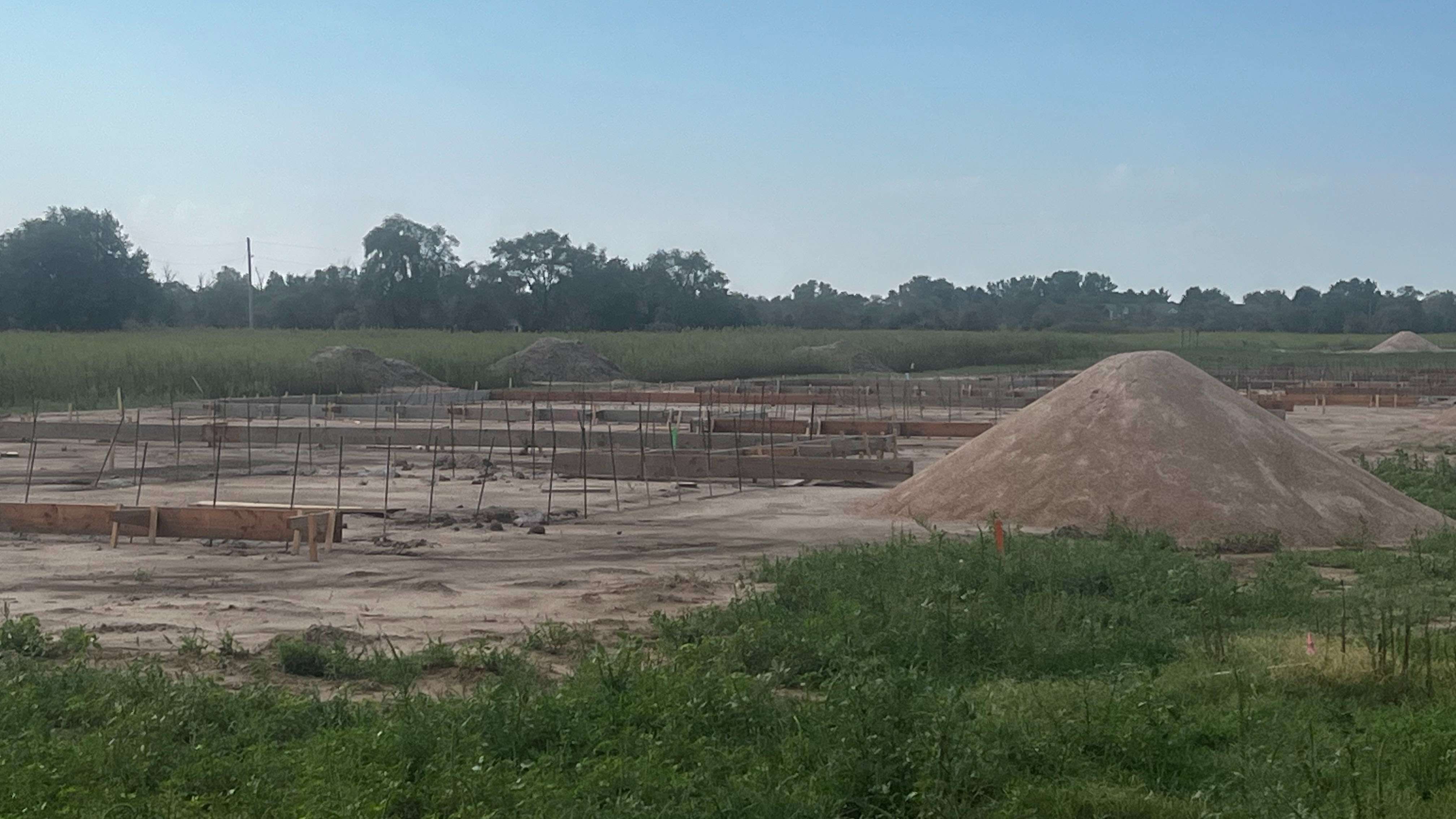 Initial work is being done on six residential sites in the Plum Creek Subdivision by Liberty Communities. (Hutch Post photo)