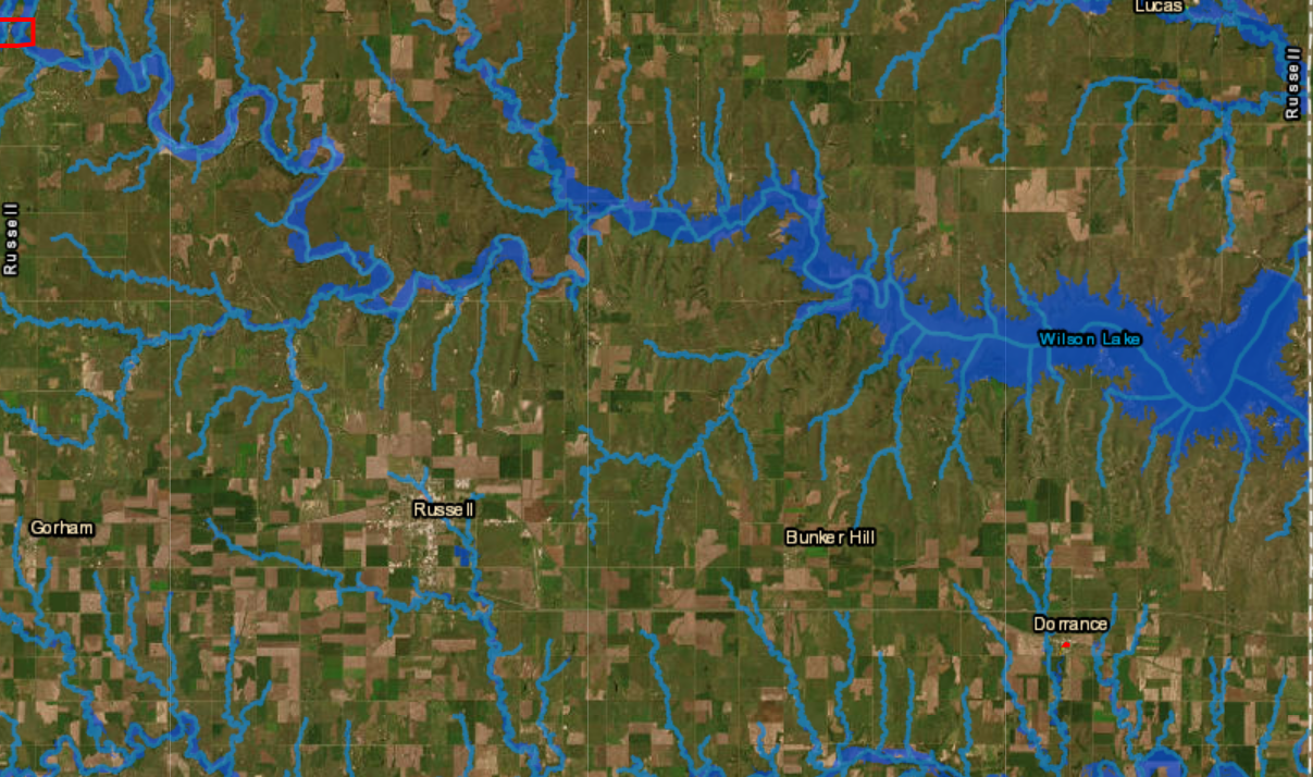 Russell County draft flood plain map. Kansas Department of Agriculture Division of Water Resources