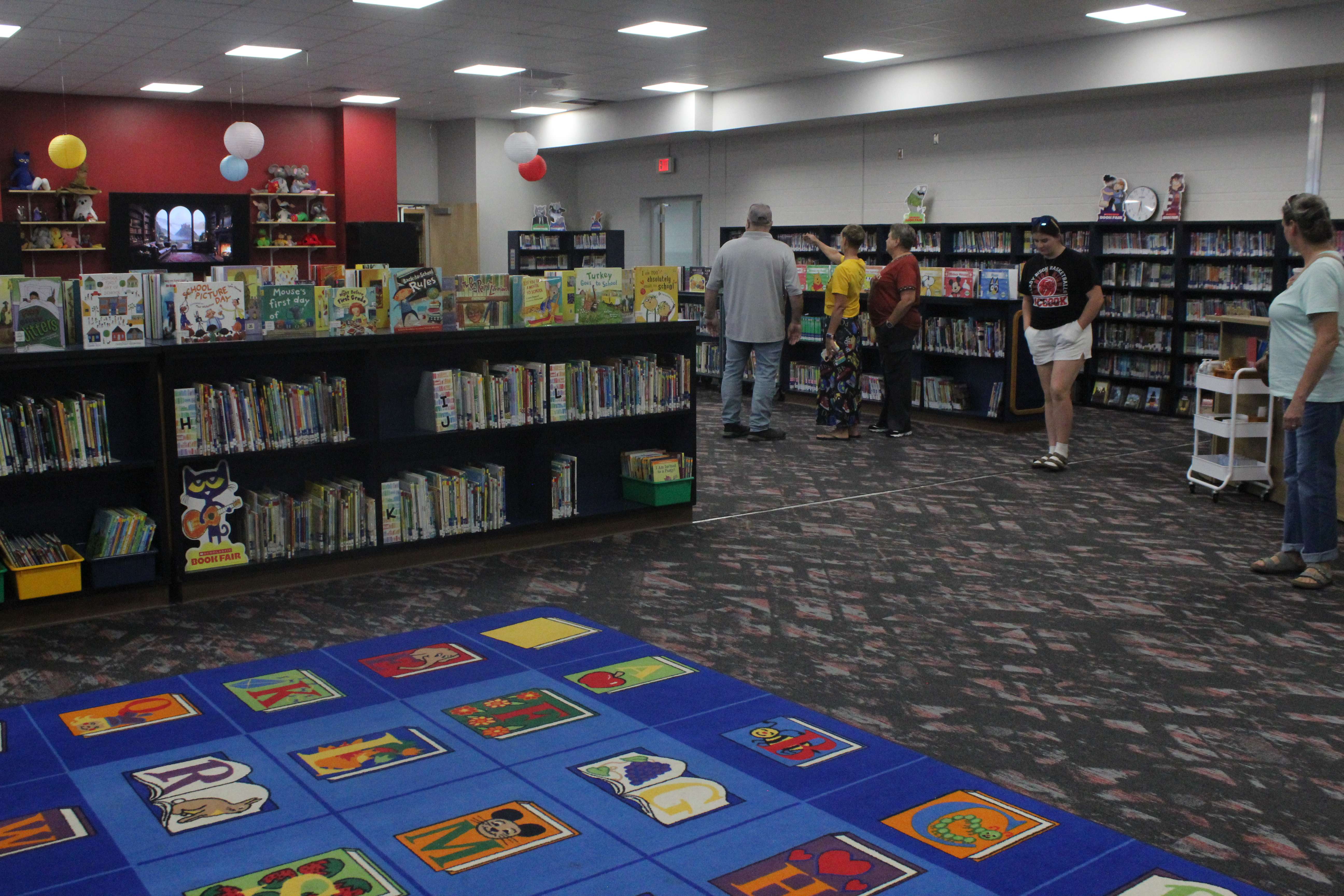 O'Loughlin's renovated library.&nbsp;Photo by Cristina Janney/Hays Post