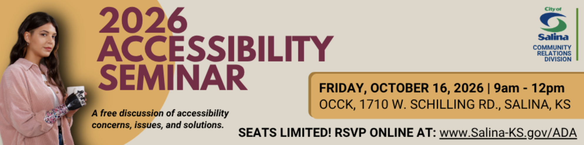 City of Salina to host third annual Accessibility Seminar